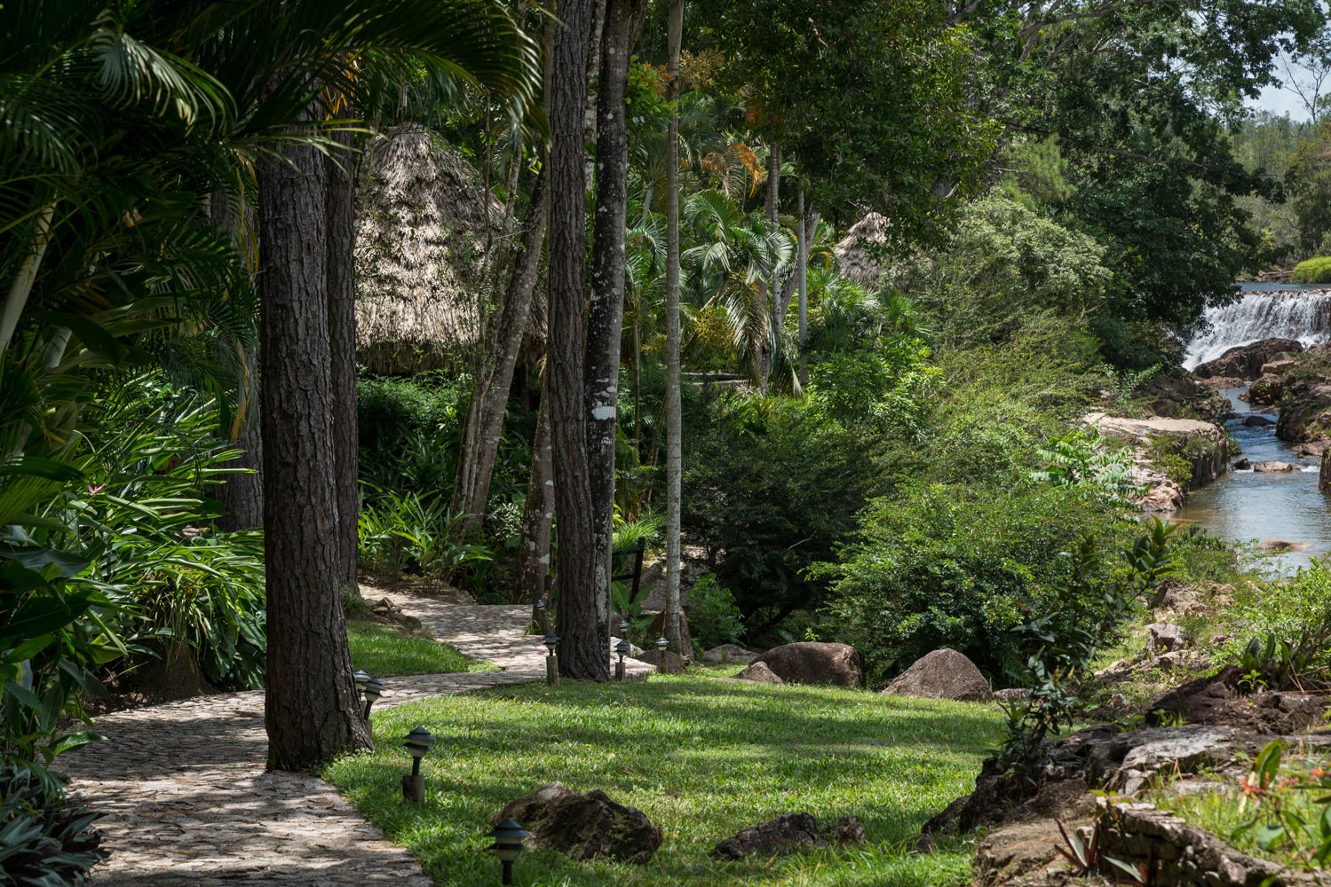 Lodge exterior at Blancaneaux
