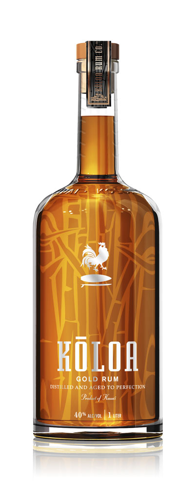 Kōloa Gold Rum bottle
