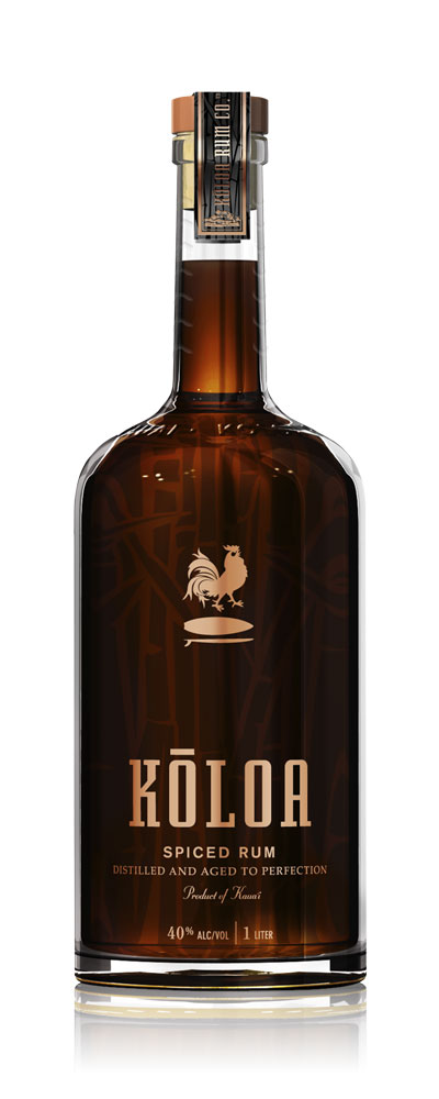 Kōloa Spiced Rum bottle