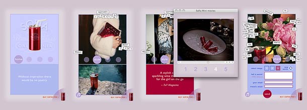 Sofia Mini website and digital campaign designs
